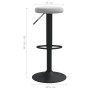 Küchenhocker 2 Einheiten hellgrauer Samt von vidaXL, Küchenhocker - Ref: Foro24-333143, Preis: 95,26 €, Rabatt: %