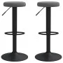 Taburetes de cocina 2 unidades terciopelo gris oscuro de vidaXL, Taburetes de cocina - Ref: Foro24-333144, Precio: 93,17 €, D...