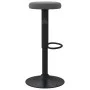 Taburetes de cocina 2 unidades terciopelo gris oscuro de vidaXL, Taburetes de cocina - Ref: Foro24-333144, Precio: 93,17 €, D...