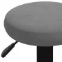Taburetes de cocina 2 unidades terciopelo gris oscuro de vidaXL, Taburetes de cocina - Ref: Foro24-333144, Precio: 93,17 €, D...