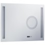 Espejo de pared de baño con LED y sensor táctil 80x60 cm