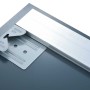 Espejo de pared de baño con LED y sensor táctil 80x60 cm