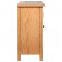 Aparador grande 3 cajones madera maciza roble 110x33,5x70 cm