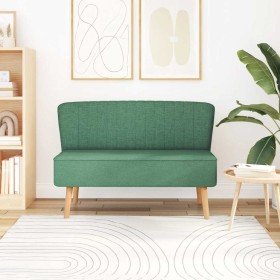 Sofá de tela verde 117x55,5x77 cm en Sofás | Comprar online en Foro24