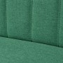 Sofá de tela verde 117x55,5x77 cm