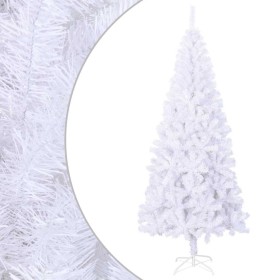 Árbol de Navidad artificial L 240 cm blanco