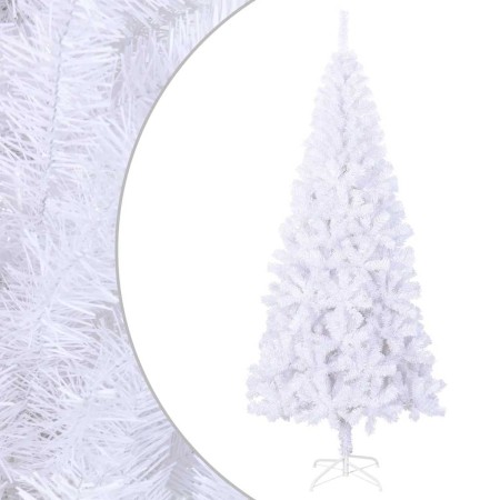 Árbol de Navidad artificial L 240 cm blanco