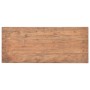 Mesa consola de madera maciza de caoba 69x28x70 cm