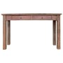 Mesa consola de madera maciza de caoba 123x42x75 cm