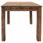 Mesa de comedor de madera reciclada mixta 82x80x76 cm
