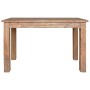 Mesa de comedor de madera maciza de caoba 120x60x77 cm