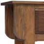 Mesa consola de madera reciclada mixta 80x35x80 cm