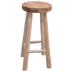 Taburete de cocina de madera de teca en Taburetes de cocina | Comprar online en Foro24