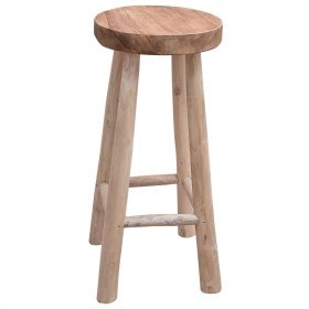 Taburete de cocina de madera de teca en Taburetes de cocina | Comprar online en Foro24