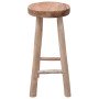 Taburete de cocina de madera de teca en Taburetes de cocina | Comprar online en Foro24