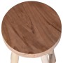 Taburete de cocina de madera de teca en Taburetes de cocina | Comprar online en Foro24