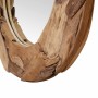 Espejo decorativo redondo teca 60 cm