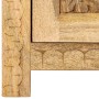 Mesita de noche de madera maciza de mango 40x30x50 cm