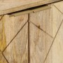 Aparador de madera maciza de mango 80x30x75 cm