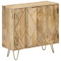 Aparador de madera maciza de mango 80x30x75 cm