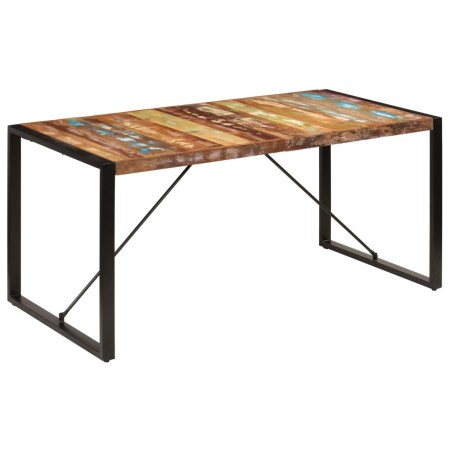 Mesa de comedor de madera maciza reciclada 160x80x75 cm en Mesas de cocina y de comedor | Comprar online en Foro24