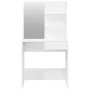 Weißes Schminktischset 74,5x40x141 cm von vidaXL, Schlafzimmerkommoden - Ref: Foro24-3114139, Preis: 108,15 €, Rabatt: %