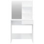 Weißes Schminktischset 74,5x40x141 cm von vidaXL, Schlafzimmerkommoden - Ref: Foro24-3114139, Preis: 107,98 €, Rabatt: %