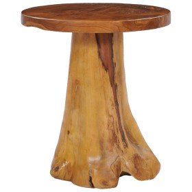 Mesa de centro de madera maciza de teca 40x40 cm en Mesas de centro | Comprar online en Foro24