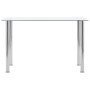 Mesa de comedor vidrio templado transparente 120x60x75 cm en Mesas de cocina y de comedor | Comprar online en Foro24