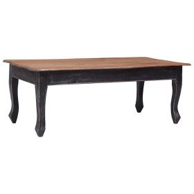 Mesa de centro de madera maciza de caoba negra 120x60x45 cm en Mesas de centro | Comprar online en Foro24