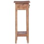 Soporte para plantas madera maciza de caoba 30x30x75 cm