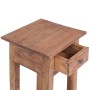 Soporte para plantas madera maciza de caoba 30x30x75 cm
