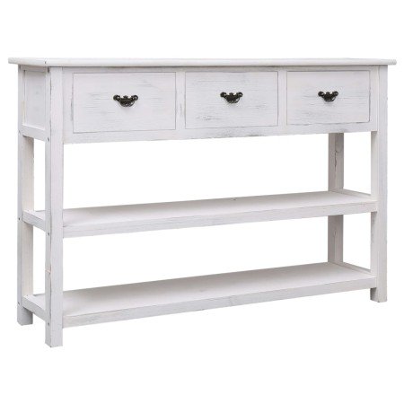 Aparador de madera blanco envejecido 115x30x76 cm en Aparadores | Comprar online en Foro24
