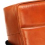 Sillón de cuero auténtico marrón canela en Sillones | Comprar online en Foro24