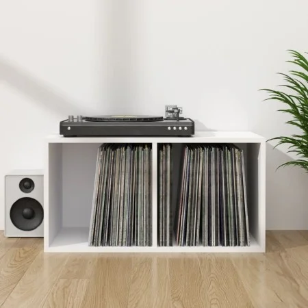 Plywood vinyl record box 71x34x36 cm by vidaXL, CD and DVD storage - Ref: Foro24-800117, Price: 34,46 €, Discount: %