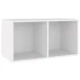 Plywood vinyl record box 71x34x36 cm by vidaXL, CD and DVD storage - Ref: Foro24-800117, Price: 34,46 €, Discount: %