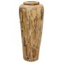 Jarrón decorativo de madera maciza de teca 40x100