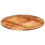 Tablero de mesa redonda madera maciza de acacia 15-16 mm 60 cm