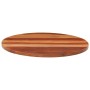 Tablero de mesa redonda madera maciza de acacia 25-27 mm 70 cm