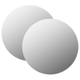 Espejos de pared redondos 2 unidades vidrio 40 cm en Espejos | Comprar online en Foro24