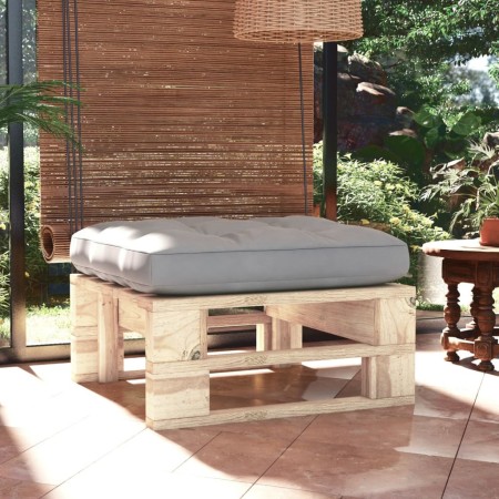Otomana de jardín de palets madera de pino impregnada en Sofás modulares de exterior | Comprar online en Foro24