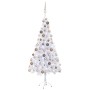 Árbol de Navidad artificial con luces y bolas 620 ramas 180 cm