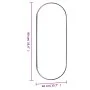 Ovaler Glaswandspiegel 40x90 cm von vidaXL, Spiegel - Ref: Foro24-350457, Preis: 42,89 €, Rabatt: %