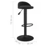 Küchenhocker aus schwarzem Samt von vidaXL, Küchenhocker - Ref: Foro24-333587, Preis: 67,34 €, Rabatt: %
