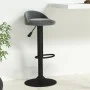 Dunkelgrauer Küchenhocker aus Samt von vidaXL, Küchenhocker - Ref: Foro24-333591, Preis: 67,25 €, Rabatt: %