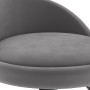 Dunkelgrauer Küchenhocker aus Samt von vidaXL, Küchenhocker - Ref: Foro24-333591, Preis: 68,55 €, Rabatt: %