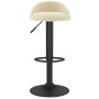 Taburetes de cocina 2 unidades terciopelo crema de vidaXL, Taburetes de cocina - Ref: Foro24-333600, Precio: 109,73 €, Descue...