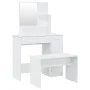 Glänzend weißes Waschtischset 86,5x35x136 cm von vidaXL, Schlafzimmerkommoden - Ref: Foro24-3114151, Preis: 117,09 €, Rabatt: %