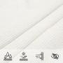 Toldo de vela blanco HDPE 160 g/m² 3x3 m