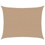 Toldo de vela HDPE gris taupe 160 g/m² 6x7 m